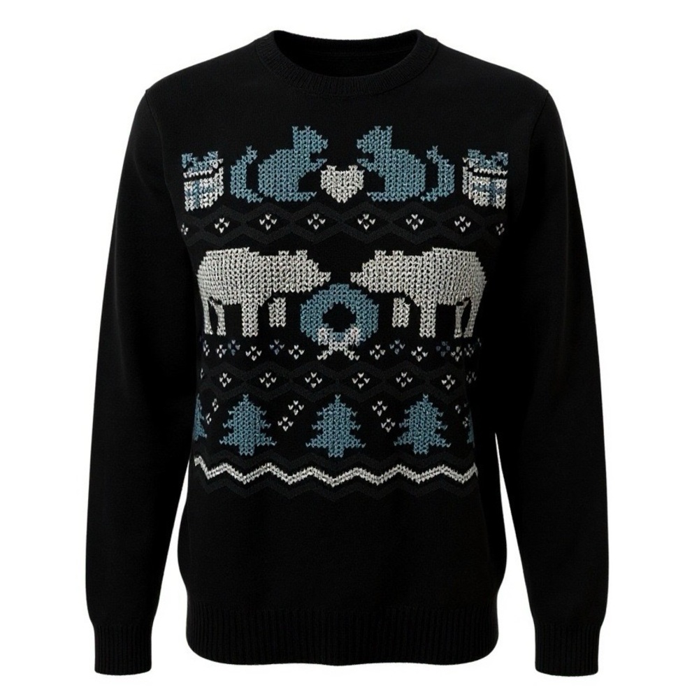 EUC American apparel Ugly Christmas Tee Shirt